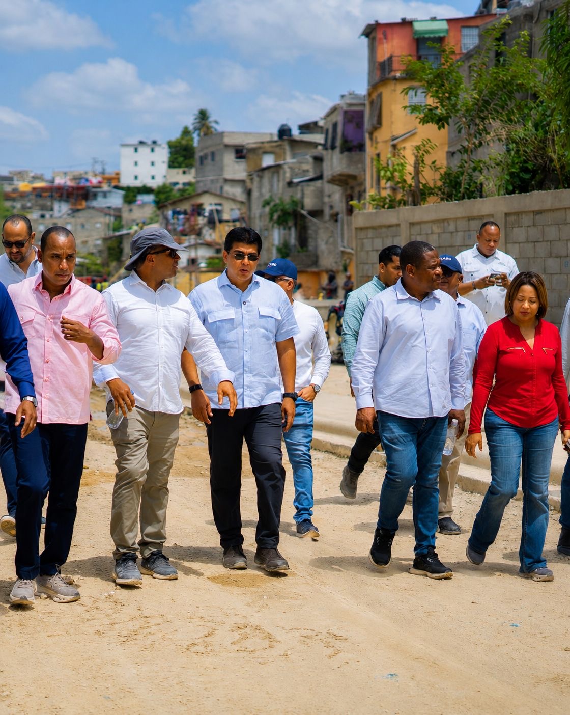 Diputados SDO destacan avance en saneamiento cañadas ejecuta la CAASD en ese municipio